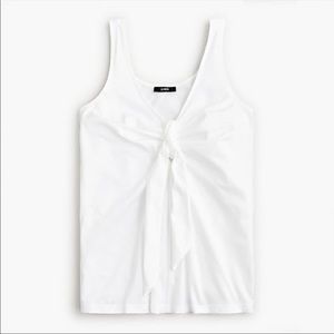 J. Crew tie front tank top EUC